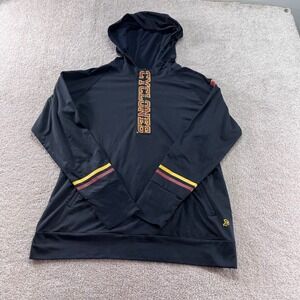 Authentic Iowa State Cyclones Hoodie Womens Large Black Performance‎ Activewear